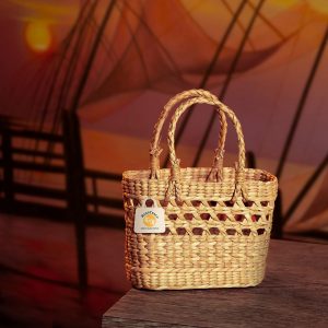 Hand Woven Basket Bag - 007