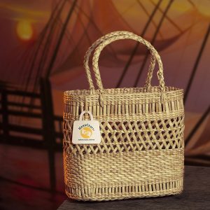 Hand Woven Basket Bag - 008