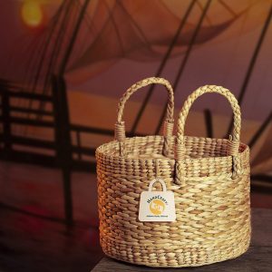 Hand Woven Basket Bag - 012