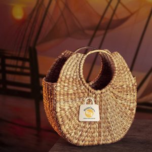 Hand Woven Basket Bag - 022