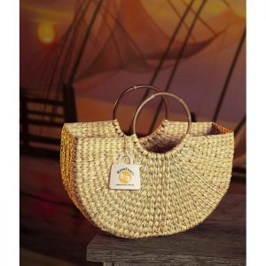 Hand Woven Basket Bag - 024
